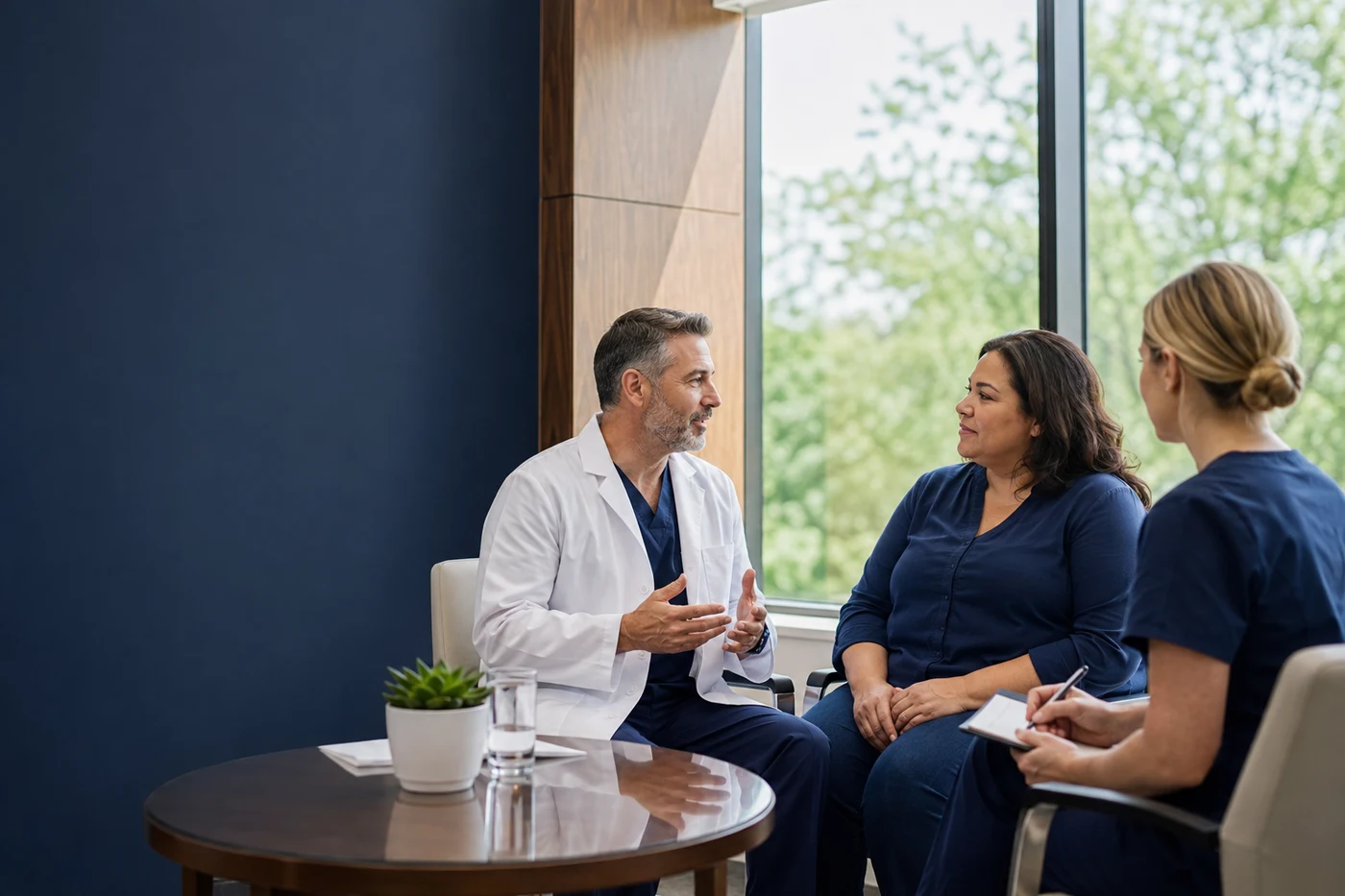 Illustrative healthcare scene for Gastric Sleeve in Mexico