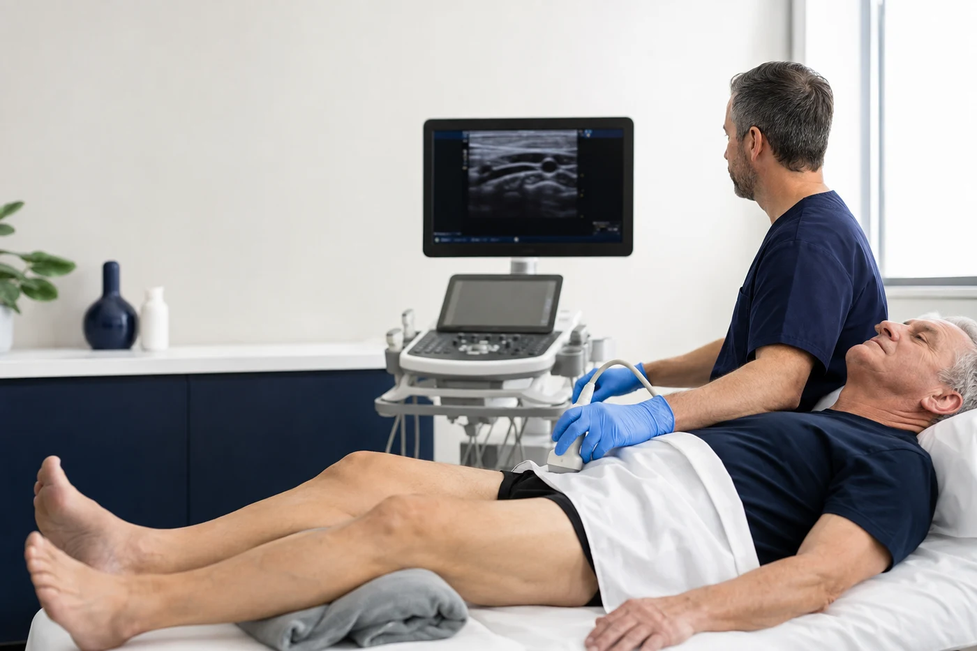 Illustrative healthcare scene for Venous Insufficiency Assessment in Mexico