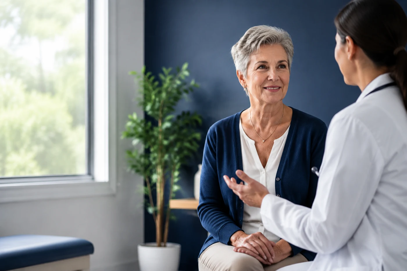 Illustrative healthcare scene for Health Review After Cancer Treatment in Mexico